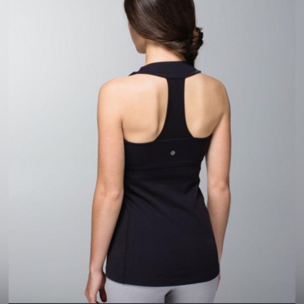lululemon athletica Black Tank Top